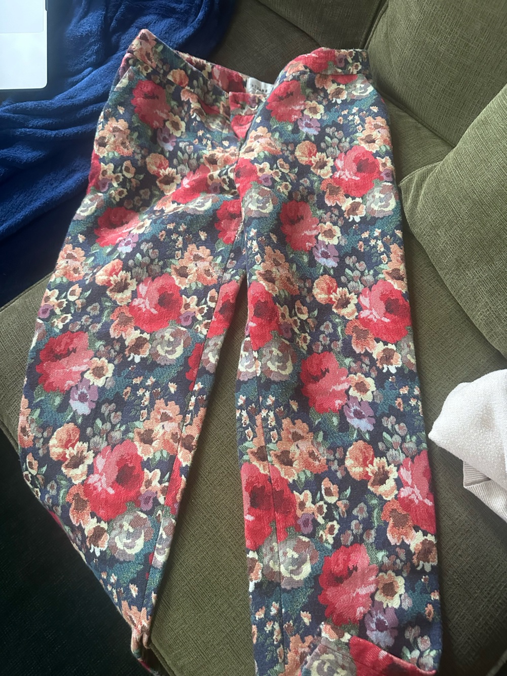 Sezane Floral Trousers in size 38